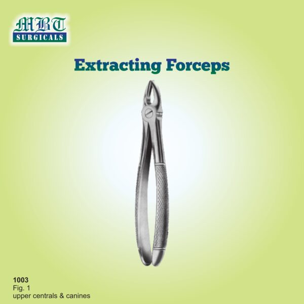 Upper Centrals and Canines Extracting Forceps