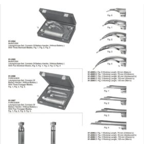 McIntosh & Foregger Laryngoscope Sets – Fiber Optic Compatible Kits