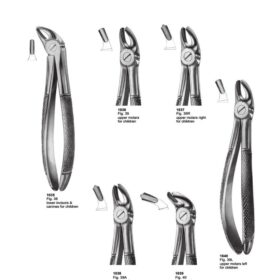 Complete Pediatric Extracting Forceps Set | Upper & Lower Molars, Canines