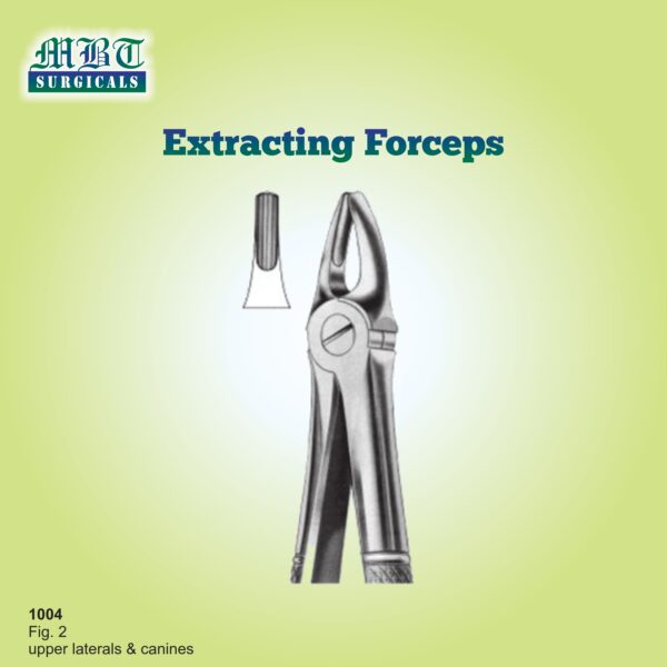 extracting forceps upper laterals canines