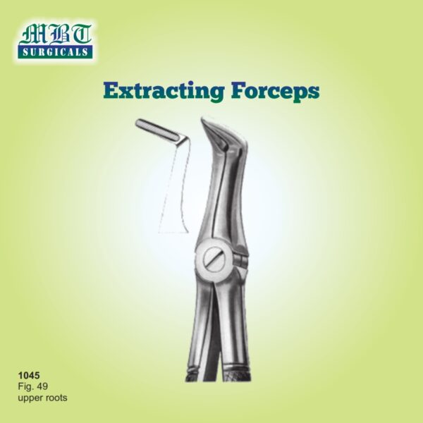 Reliable Extracting Forceps Fig 49 – Upper Roots Dental Tool