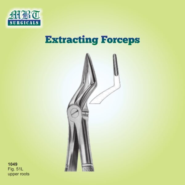 Reliable Extracting Forceps Fig 51L – Superior Grip for Upper Roots