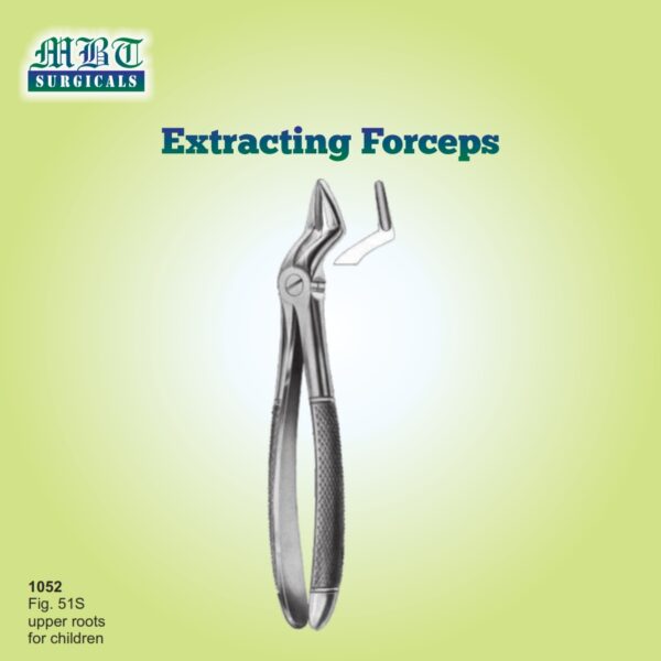 Reliable Extracting Forceps Fig 51S – Upper Roots for Children