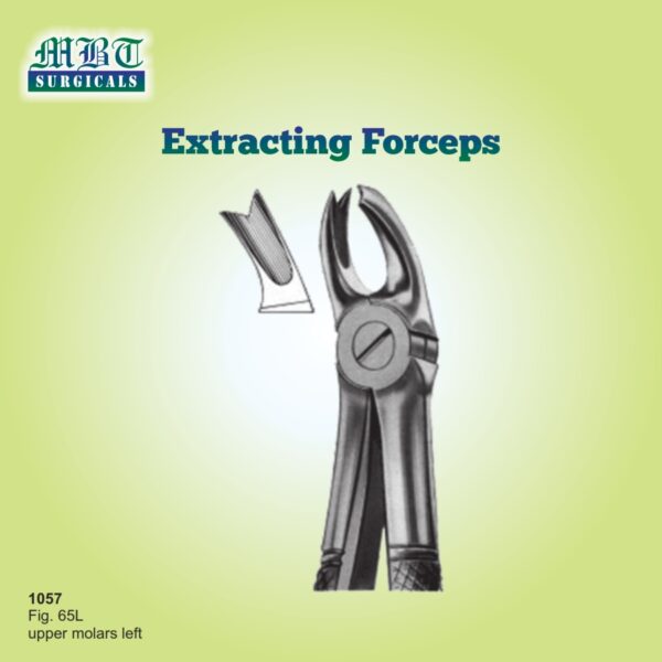 High-Precision Extracting Forceps Fig 65L – Left Upper Molars