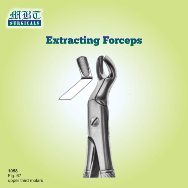 Reliable Extracting Forceps Fig 67 – Upper Third Molars