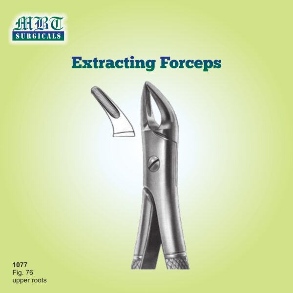 Extracting Forceps for Upper Roots – Fig. 76 by MBT Surgicals