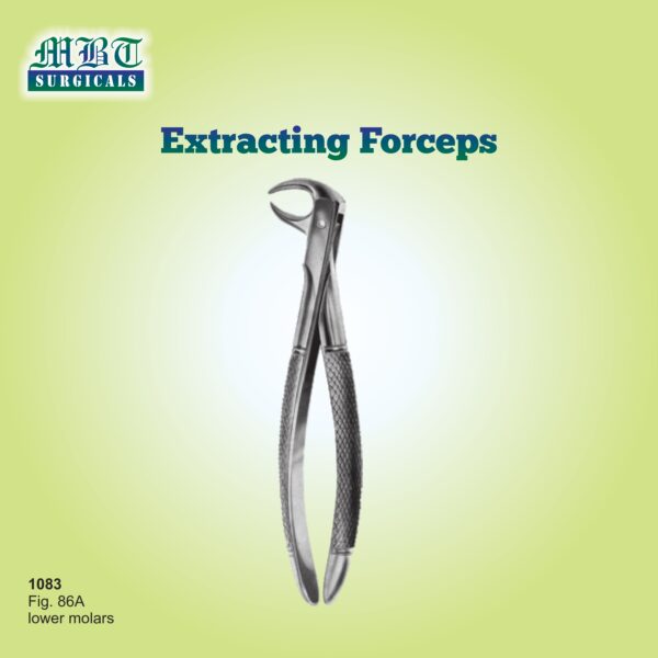 Extracting Forceps for Lower Molars – Fig. 86A by MBT Surgicals