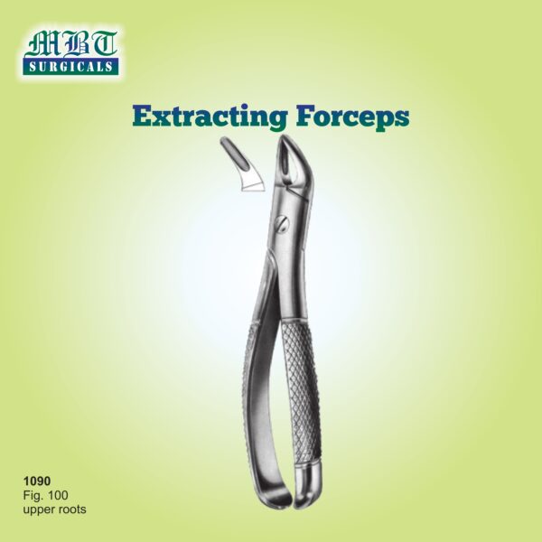 Extracting Forceps for Upper Roots – Fig. 100 by MBT Surgicals