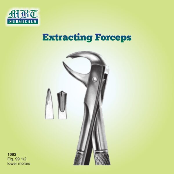Extracting Forceps for Lower Molars – Fig. 99 1/2 by MBT Surgicals