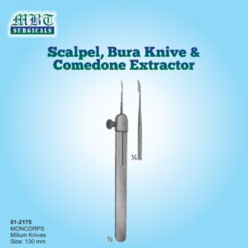 scalpel bura & comedone extractor