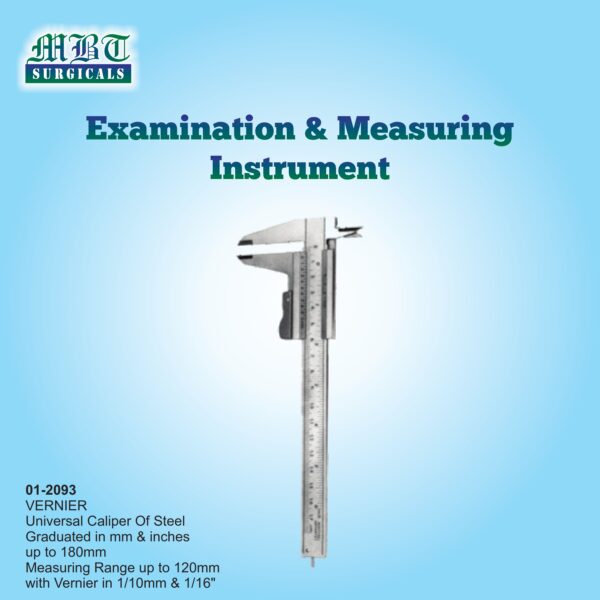 Vernier Caliper for Accurate Measurement – 01-2093 by MBT Surgicals