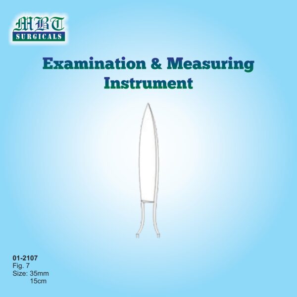 Examination Spatula – Fig. 7, 35mm Blade, 15cm | MBT Surgicals