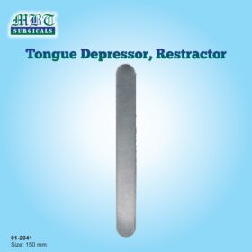 Flat Tongue Depressor – Stainless Steel Tool for Precision | MBT Surgicals