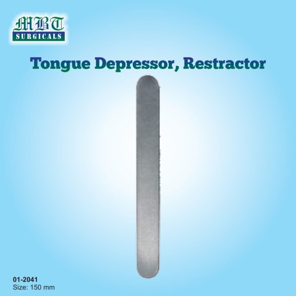 Flat Tongue Depressor – Stainless Steel Tool for Precision | MBT Surgicals