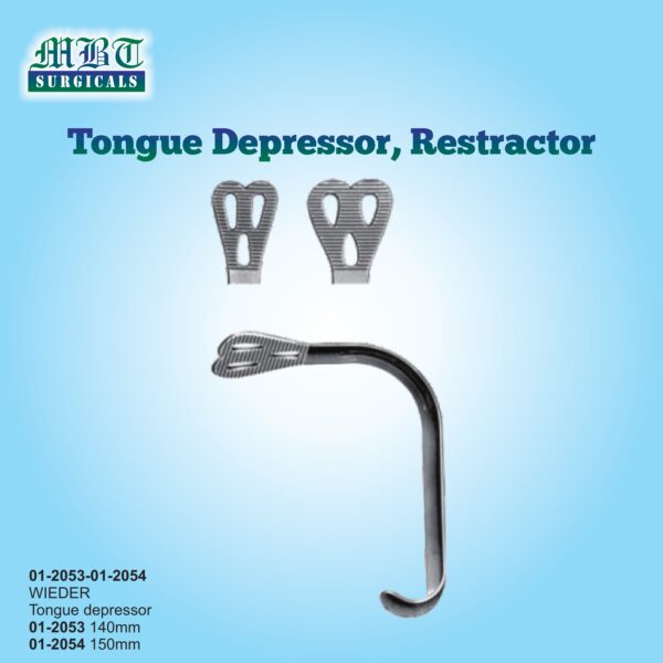 Wieder Tongue Depressor – Surgical Grade Tool in 140mm & 150mm | MBT Surgicals
