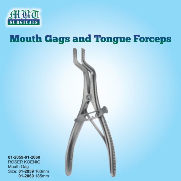 Roser Koenig Mouth Gag – Adjustable 160–185mm Oral Retractor