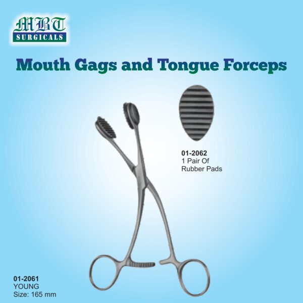 Young Mouth Gag – 165mm Oral Retractor with Rubber Pads