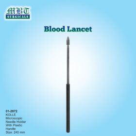 Microscopic Needle Holder – 240mm Kolle Design with Plastic Handle