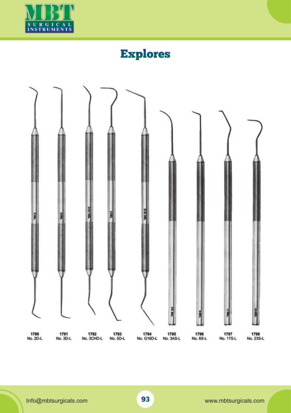 Premium Dental Explorers – Lightweight Diagnostic Tools for Accurate Detection