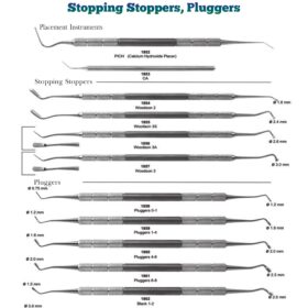 Placement Instruments Stopping Pluggers Set – 12 Pc Dental Tools