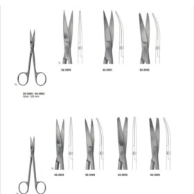 Premium Delicate Surgical Scissors – 120mm & 130mm Blades