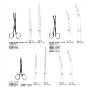 Cooper Surgical Scissors – Straight & Curved Blades in Multiple Sizes