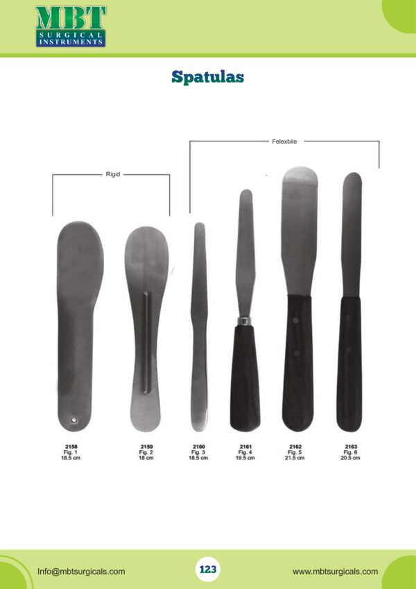 Spatulas (Rigid & Flexible)