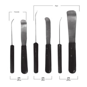 Spatulas – Rigid & Flexible (Wood Handle)