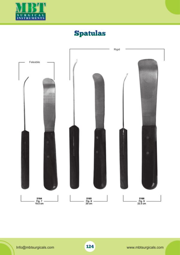 Spatulas – Rigid & Flexible (Wood Handle)