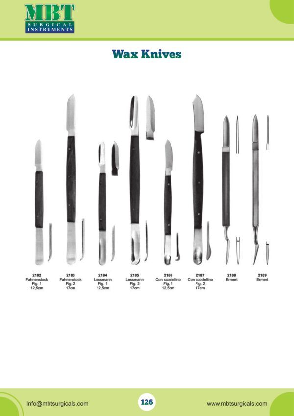 Wax Knives – Dental Modeling and Carving Tools