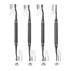 Howard & Polokoff Bone File Set – Howard No. 12, 12A, 12CA & Polokoff No. 1 – Bone Files Series