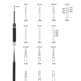 Depth Marking Implant Driver & Pin Set – 15 Pc Implants Instruments Series