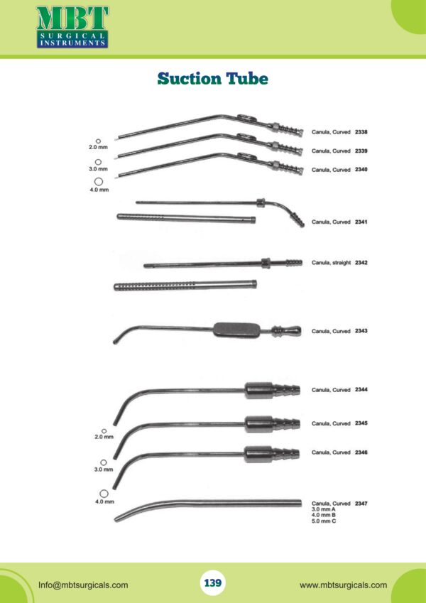 Precision Suction Tube Collection – 10-Piece Ortho-Dental Suction Set