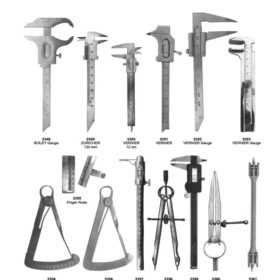 Precision Measuring Instruments Set – 14-Piece Dental & Surgical Gauges