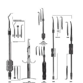 Comprehensive Crown Remover Set – Screw-Style, Spreader & Traymann Extractors – 7-Piece Prosthetic Removal Series
