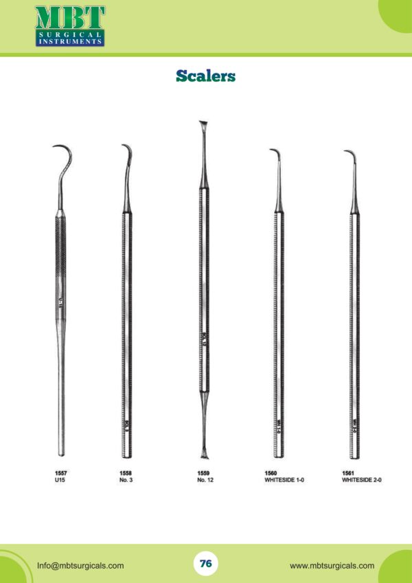 calers Set – 5 Pc Dental Debridement Series