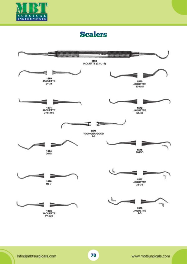 Scalers Set – 16 Pc Double-Ended Jaquette & Universal Series