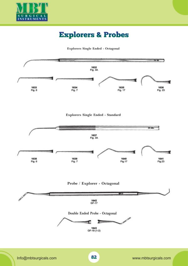 Explorers & Probes Set – 14 Pc Single & Double Ended Diagnostic Series