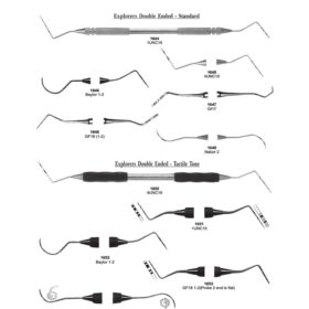 Probes Set – 14 Pc Double-Ended Periodontal Diagnostic Series (Standard & Tactile Tone)