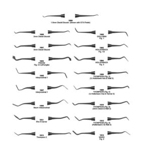 Carvers – Cleoid/Discoid, Interproximal, Hollenback, Frahm, Thompson, and Ward