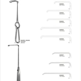 Kocher & Sauerbruch L-Shaped Bone Retractors Set – 14-Piece Frame-Handle Retractors Series