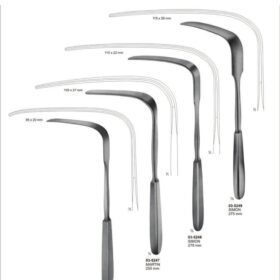 Deep Surgical Field Retractors – Tübingen, Martin & Simon Series (5-Piece Set)