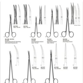 Precision Dissecting Scissors for Surgical Use – 125mm to 180mm