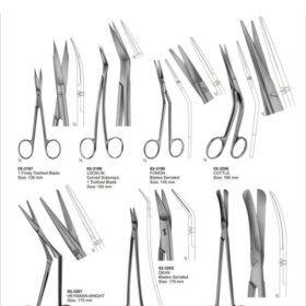 Delicate, Nasal & Tonsil Surgical Scissors Set – 7 Pc Specialty Series