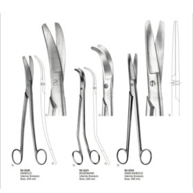 Gynecology Uterine Scissors Set – 3 Pc Precision Surgical Series